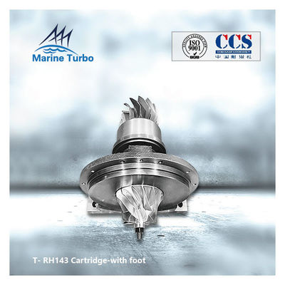 Diesel Radial Flow  T- RH143 Turbocharger Cartridge With Foot