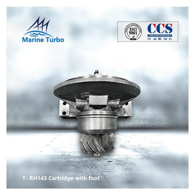Diesel Radial Flow  T- RH143 Turbocharger Cartridge With Foot