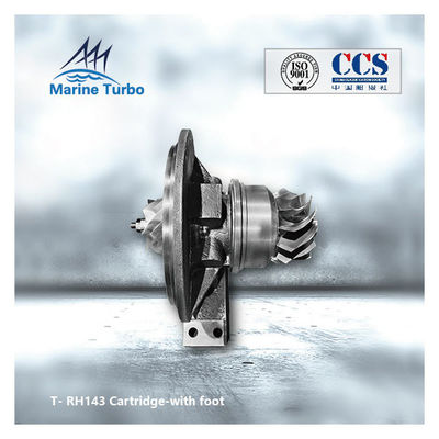 Diesel Radial Flow  T- RH143 Turbocharger Cartridge With Foot