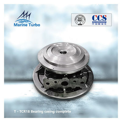 T- TCR18 Cast Iron Turbocharger Bearing Casing For HFO Engine