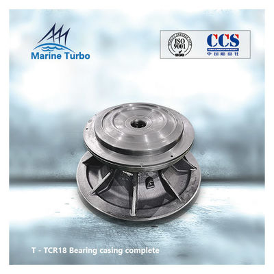 T- TCR18 Cast Iron Turbocharger Bearing Casing For HFO Engine