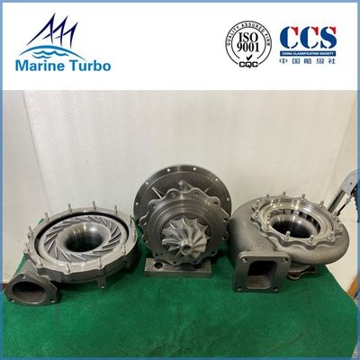 Water Cooled  T-AT14 Marine Turbocharger With 500KW Engine